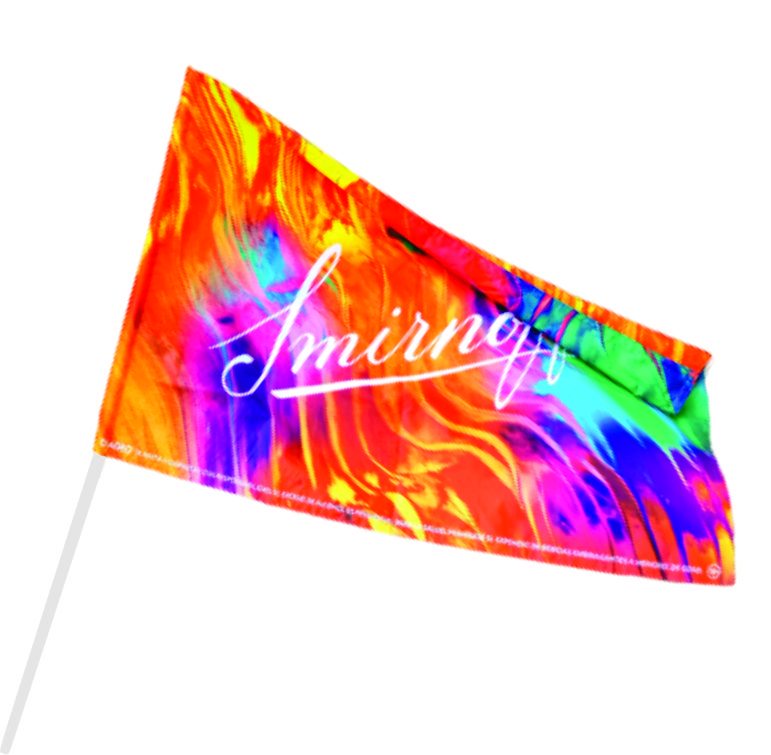 Bandera personalizada de exterior sublimada